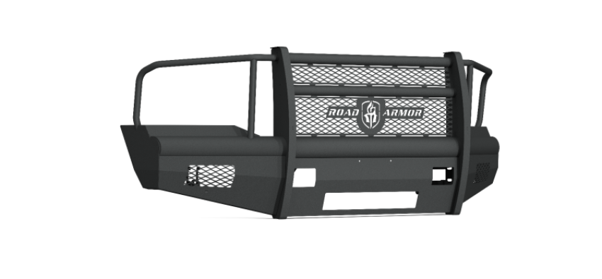 Road Armor 6992VF6B 99-07 Ford F-250/F-350 Vaquero Front Bumper Full Guard - Tex Blk