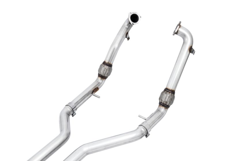 AWE Tuning 3010-42054 Audi B9 S4 Track Edition Exhaust - Non-Resonated (Silver 102mm Tips)