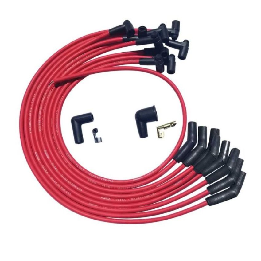 MOROSO MOR52042 Ultra Plug Wire Set BBC Over V/C Red