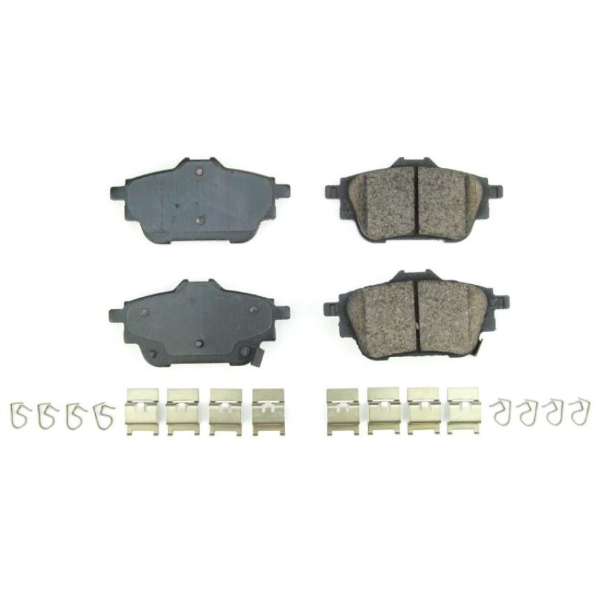 PowerStop 17-2306 PowerStop - Z17 Low-Dust Ceramic Brake Pads with Hardware
