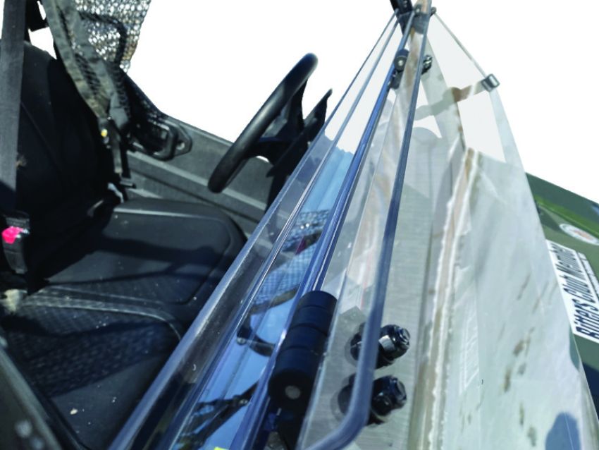 QuadBoss 375781 16-22 Honda SXS1000 Pioneer 1000 Windbreak Folding Windshield