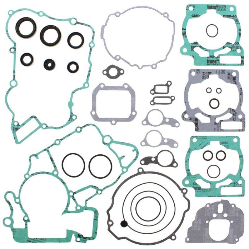 Vertex Pistons 811319 Vertex Gaskets 03-16 KTM EXC 200 Complete Gasket Kit w/ Oil Seals