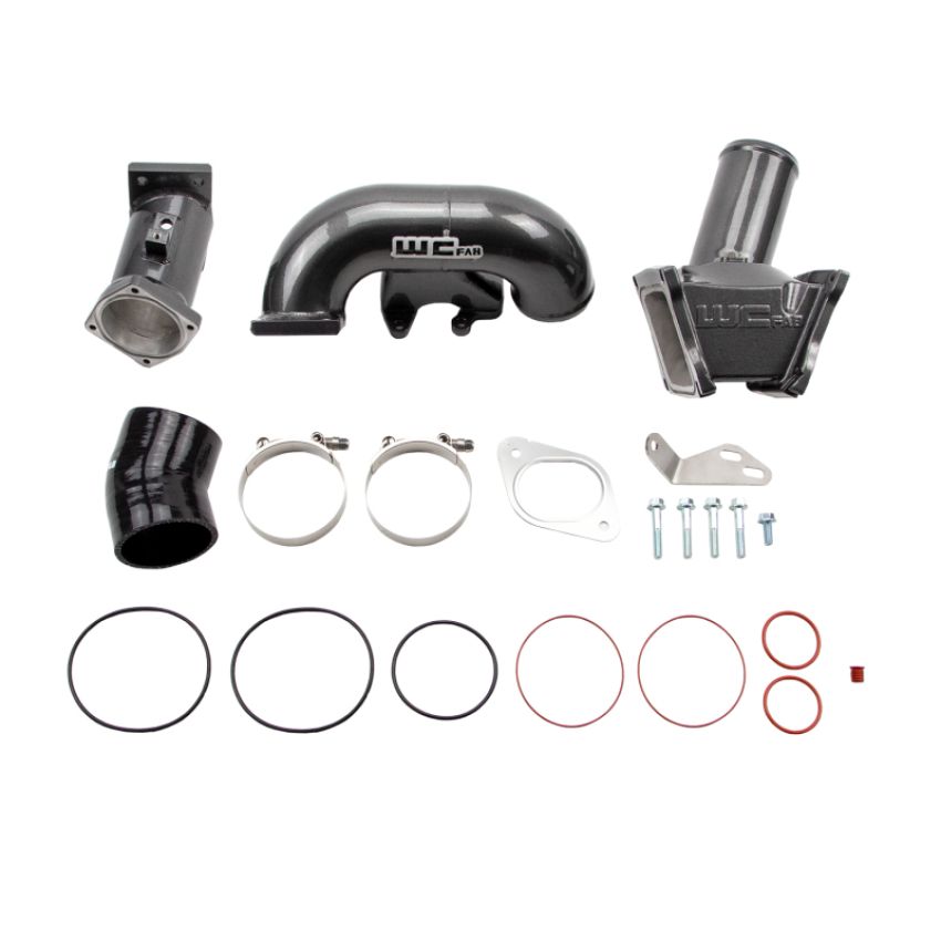 Wehrli WCF100164-GW 2007.5-10 Chevrolet Duramax LMM 3in. Y-Bridge Kit - Gloss White