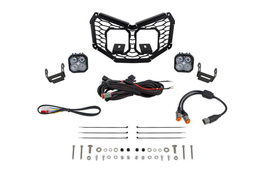 Diode Dynamics DD7882 17-24 Can-Am Maverick X3 Stage Series LED Grille Kit - Pro White Combo