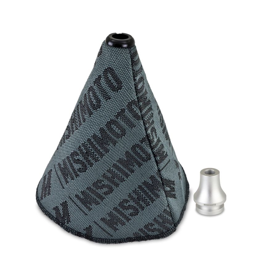 Mishimoto MMB-RECO-SL Shift Boot Cover + Retainer/Adapter Bundle M12x1.25 Silver