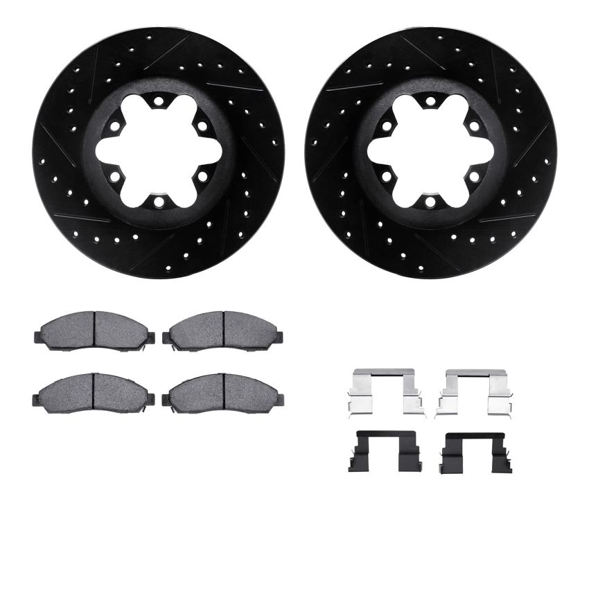 Dynamic Friction 8212-48025 Rotor Kit