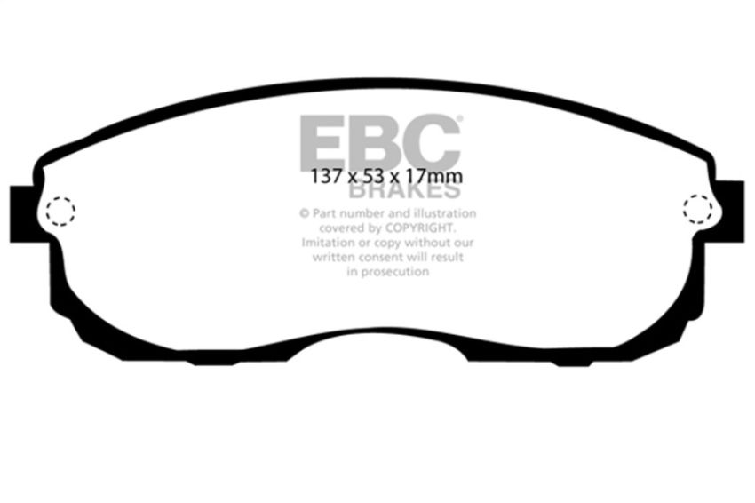 EBC Brakes DP2775 Greenstuff 2000 Series Sport Brake Pads