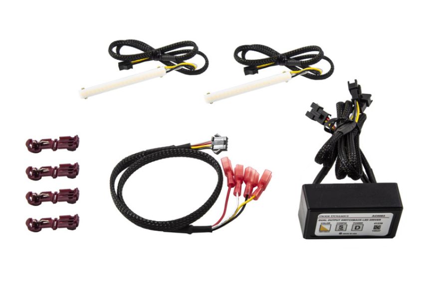 Diode Dynamics DD2145 LED Strip Lights High Density SF Switchback Dual 3 In Kit