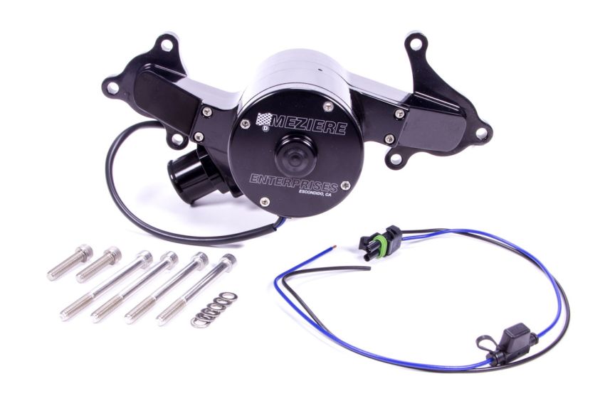 MEZIERE MEZWP314S Hemi Billet Electric W/P - Hi-Flow - Black