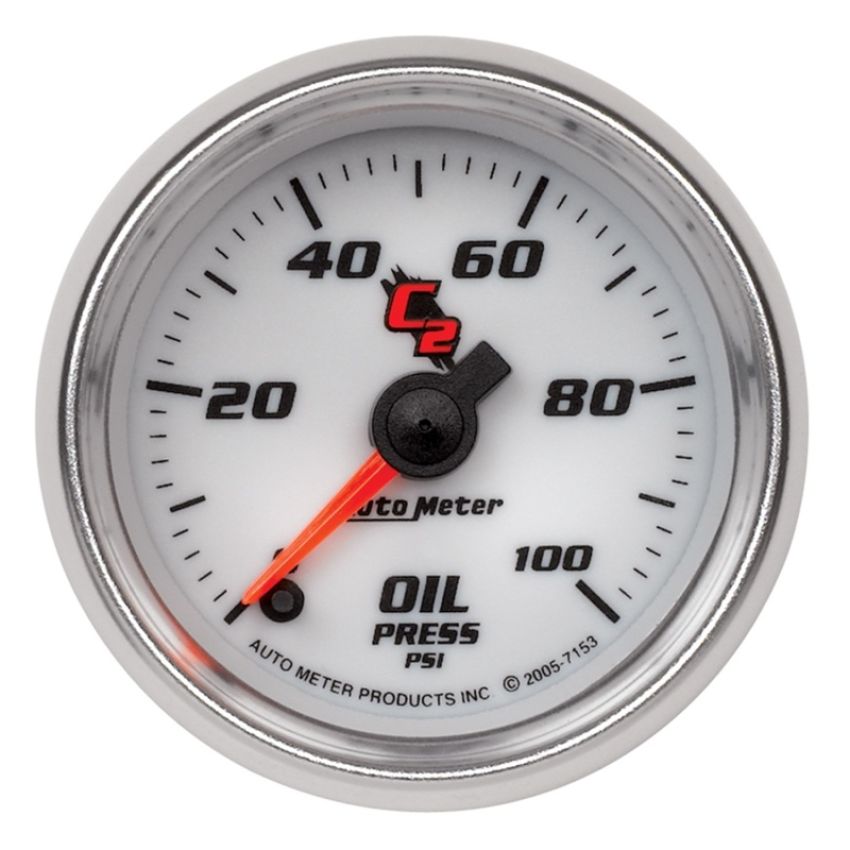 AutoMeter 7153 GAUGE, OIL PRESSURE, 2 1/16
