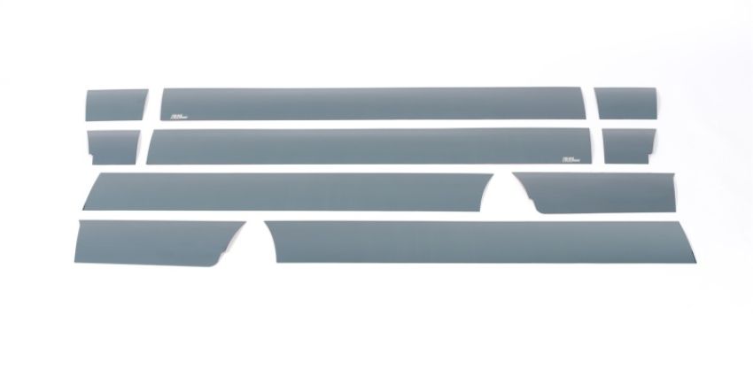 Putco 9751410BP 09-14 Ford F-150 Reg Cab 8ft Long Box - 7in Wide (10pcs) Black Platinum Rocker Panels