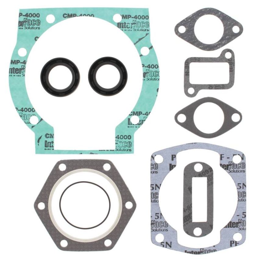Vertex Pistons 711017 Vertex Gaskets  Jlo-cuyuna L372/L380 FC/1 Complete Gasket Kit w/ Oil Seals