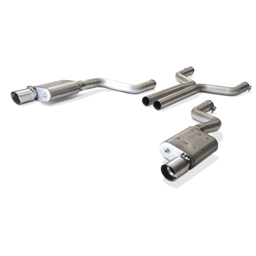 BBK 30065 2015-16 Mustang GT Varitune Complete Cat Back Exhaust System (Includes Resonator Delete X-Pipe)