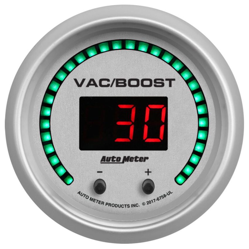 AutoMeter 6758-UL GAUGE, VAC/BOOST, 2 1/16