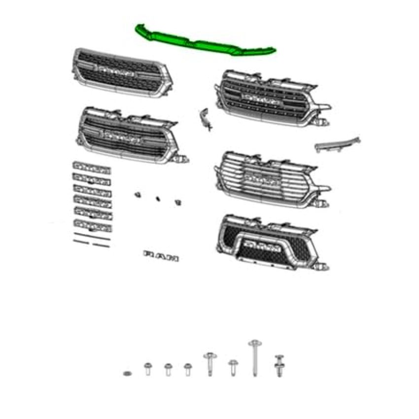 Mopar 68443433AD APPLIQUE GRILLE