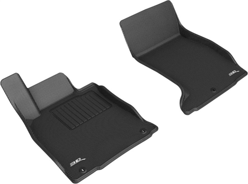 3D MAXpider L1GS00411509 2019-2023 Genesis G70 AWD Kagu 1st Row Floormat - Black