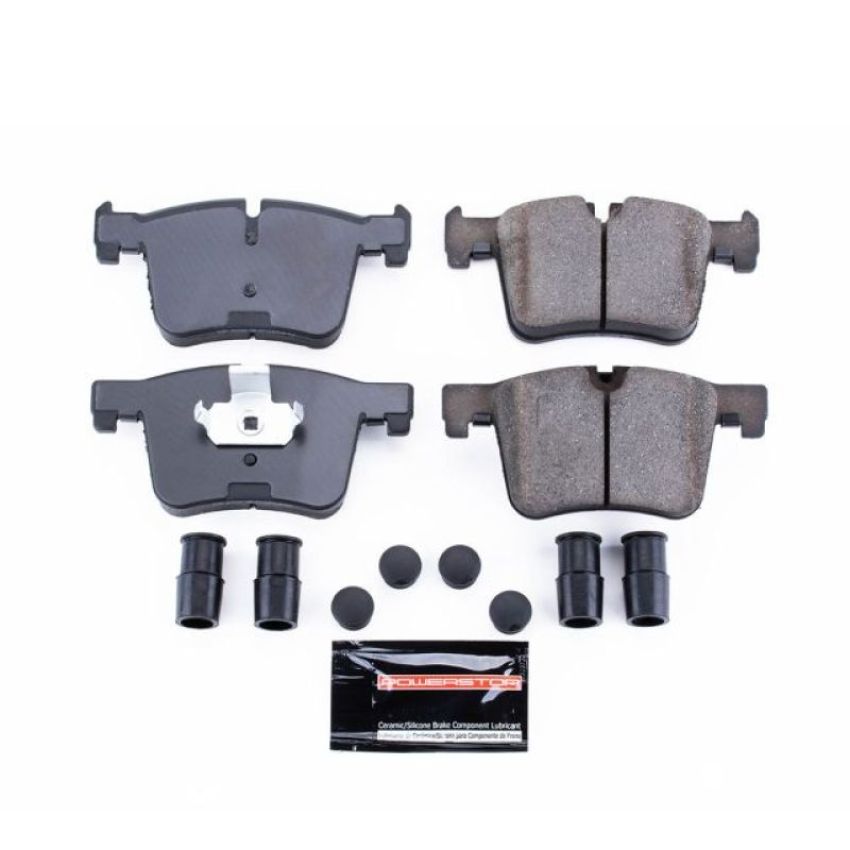 PowerStop Z23-1561 PowerStop - Z23 Daily Driver Carbon-Fiber Ceramic Brake Pads with Hardware Kit