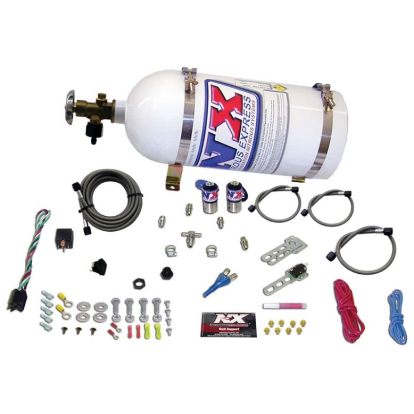 Nitrous Express 20916-10 Sub C Nitrous System (25,35,50HP) 10lb bottle