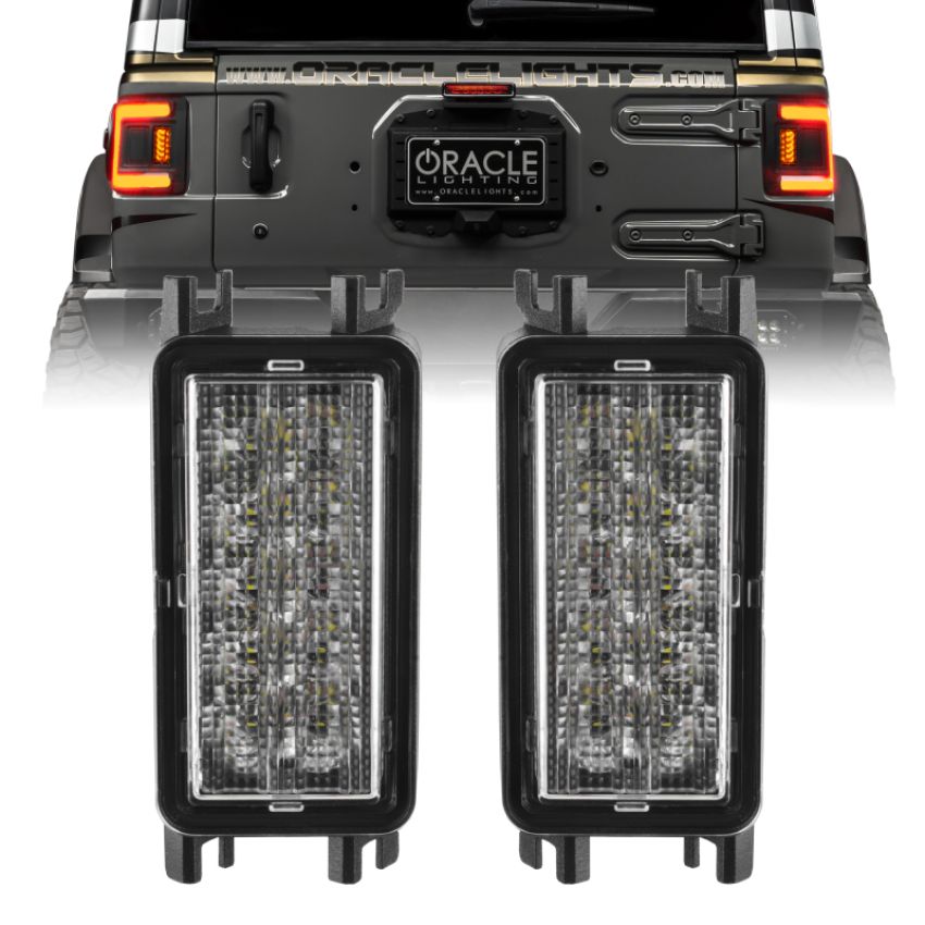Oracle Lighting 5915-JL-023 Dual Function Amber/White Reverse LED Module for Jeep Wrangler JL Tail Lights