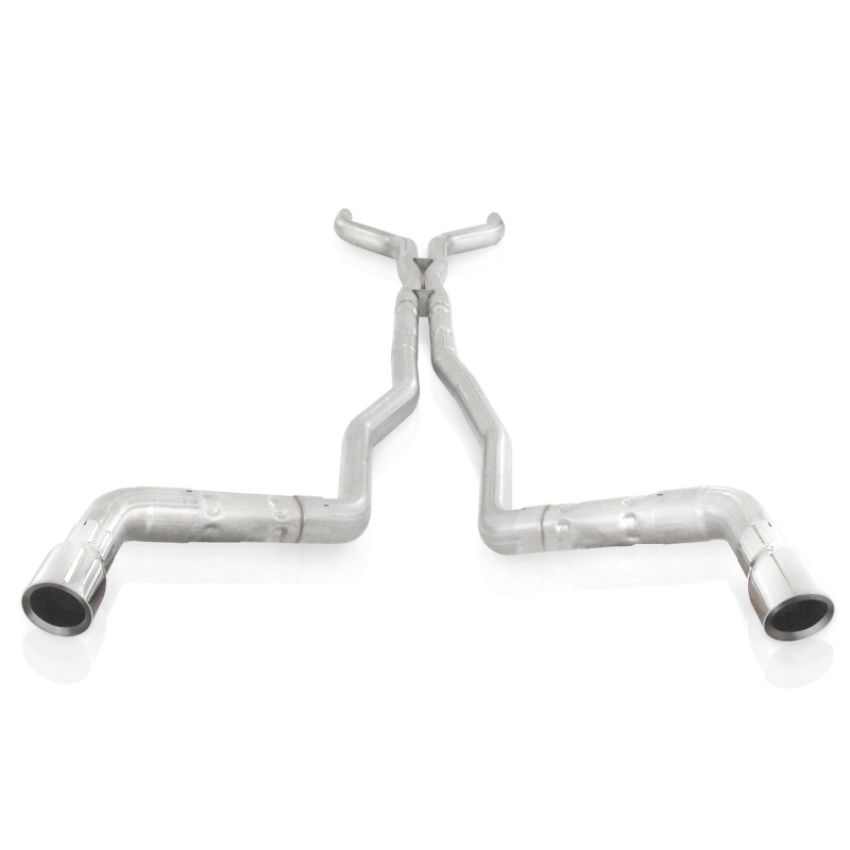 Stainless Works CA11CB 10-15 Camaro 6.2L 3in Dual Chambered Catback System X-Pipe Factory Connect
