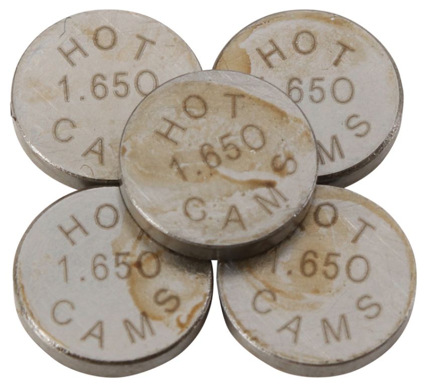 Hot Cams 5PK948165 04-08 400 DVX/02-16 CRF 450 R 1.650mm Shim Kit - 5 Pack