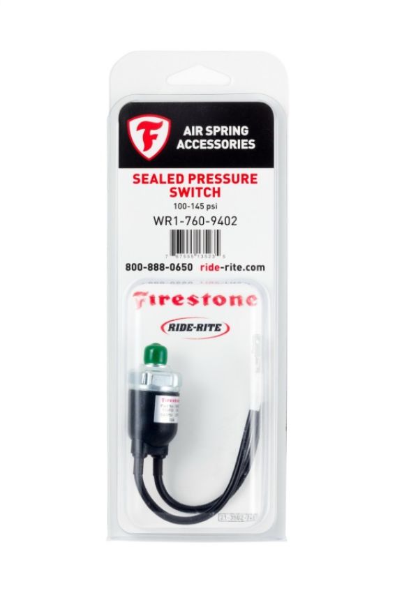 Firestone 9402 Sealed Air Pressure Switch 110-145 PSI - Single (WR17609402)