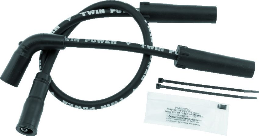 TwinPower 110113 Twin Power 99-06 FLH FLT With Carb 07-Up XL Black Ignition Wire Set