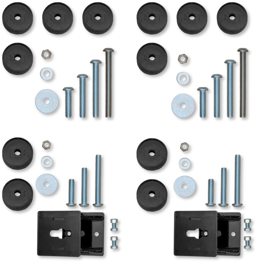 Rock Krawler RK07123 07-18 Jeep Wrangler JKU 4DR Front & Rear Bump Stop Kit (2in-4in)