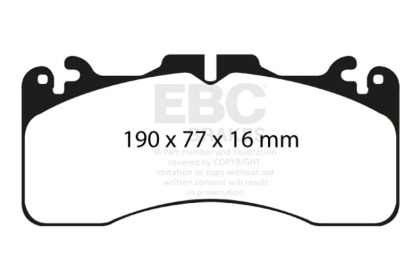 EBC Brakes DP51867NDX Bluestuff NDX Full Race Brake Pads