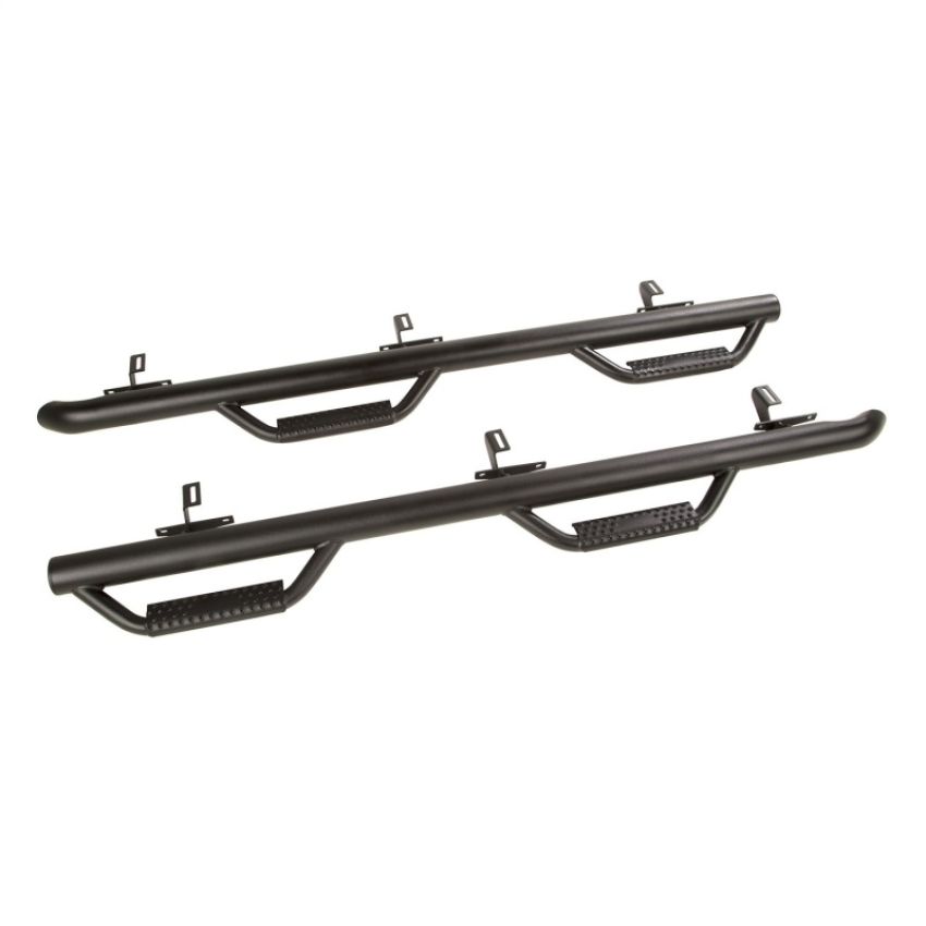 Rugged Ridge 11596.02 Spartan Nerf Bar Textured Black 07-18 Jeep Wrangler JKU 4 Door