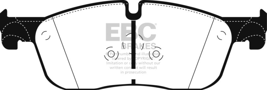 EBC Brakes UD1838 Ultimax OEM Replacement Brake Pads