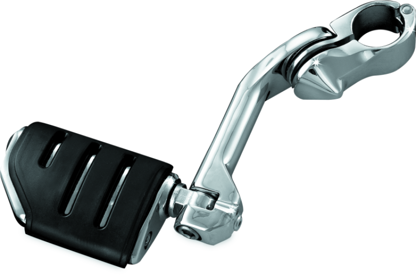 Kuryakyn 7586 Tour Tech Trident Dually 6in Back Arm With 1-1/4in Clamps Chrome