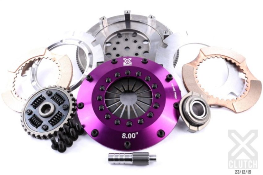 XCLUTCH XKMI20525-2B 91-99 Mitsubishi 3000GT VR-4 3.0L 8in Twin Sprung Ceramic Clutch Kit