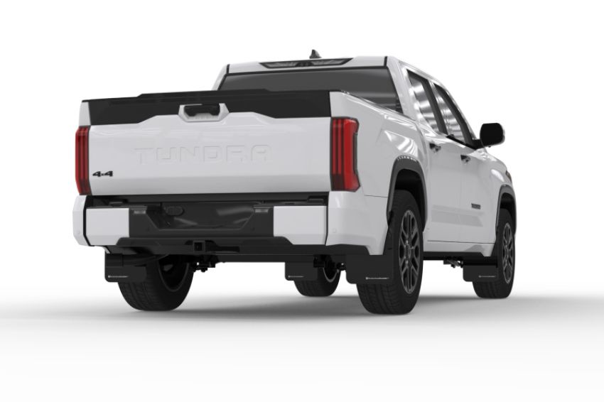 Rally Armor MF110-UR-BLK-WH Black Mud Flap/White Logo