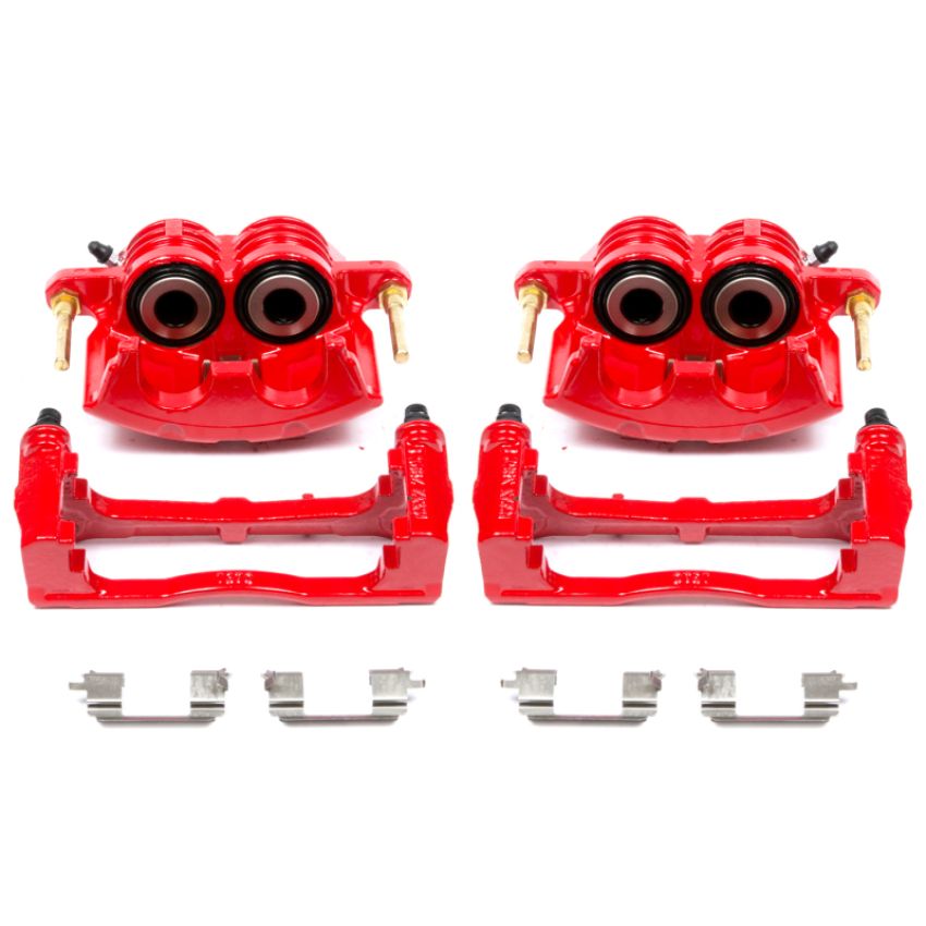 PowerStop S4798 Red Powder Coated Calipers