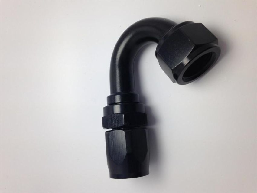 FRAGOLA FRG231506-BL Hose Fitting #6 150 Deg Pro-Flow Black