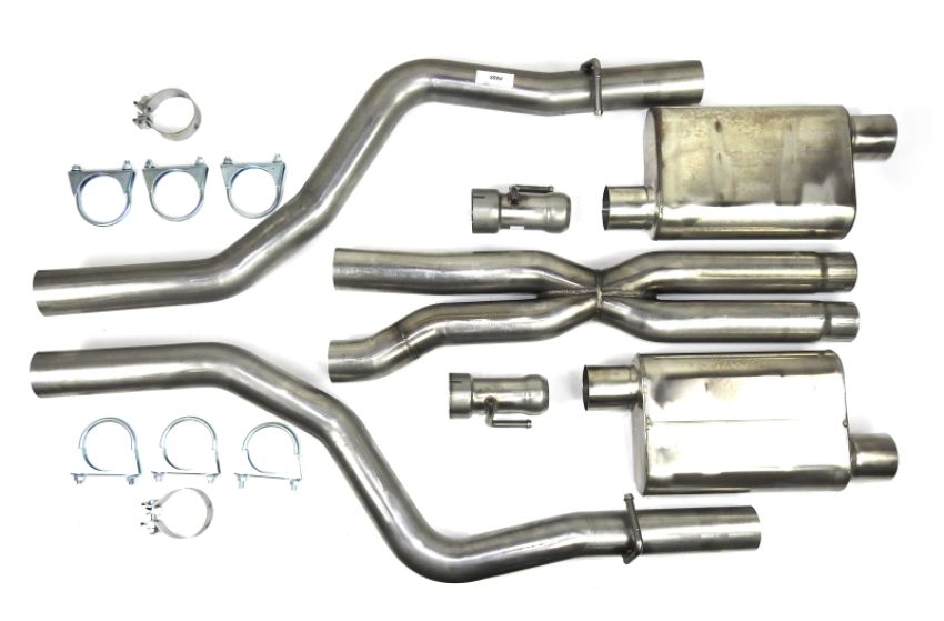 JBA 40-1671 15-20 Dodge Challenger SRT8/Hellcat 6.1L/6.2L/6.4L 3in SS Dual Exit Cat-Back Exhaust