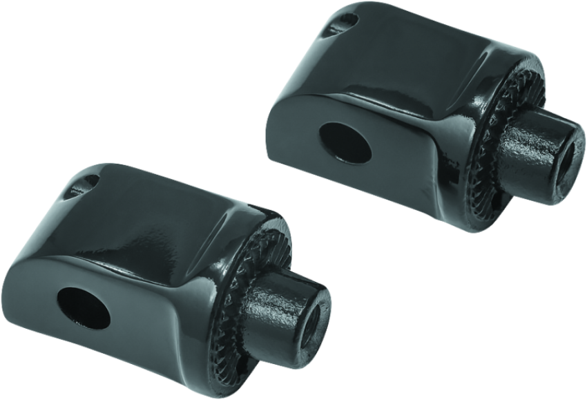 Kuryakyn 8865 Splined Adapter Kawasaki & Yamaha Gloss Black