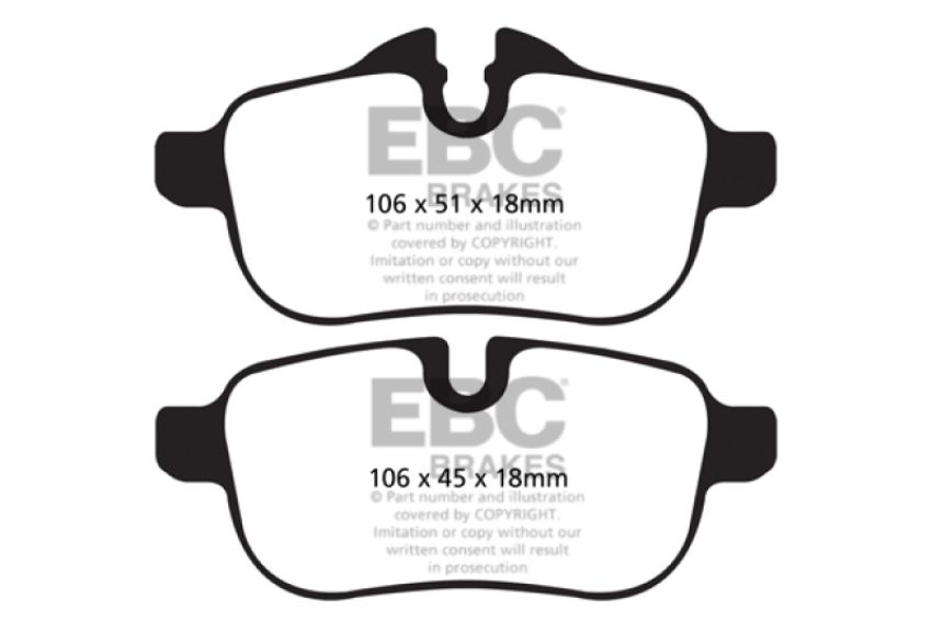 EBC Brakes DP32046C Redstuff Ceramic Low Dust Brake Pads