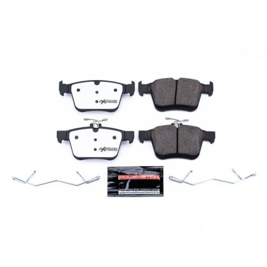 PowerStop Z26-1761 PowerStop - Z26 Performance Carbon-Fiber Ceramic Brake Pads with Hardware Kit