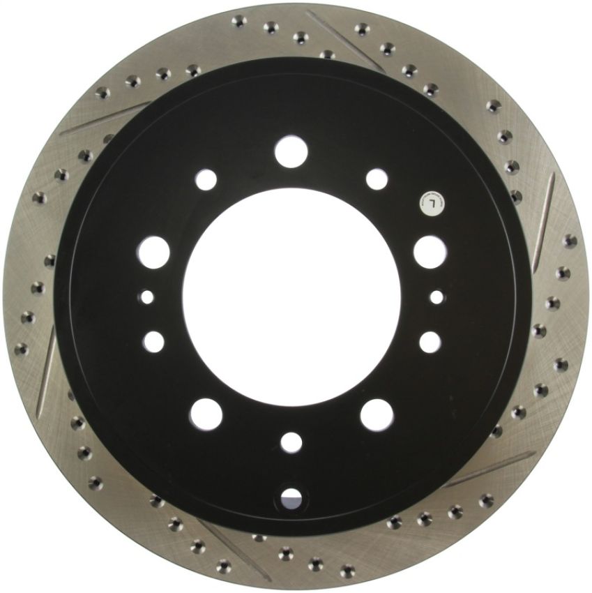 Stoptech 127.44157L Slotted & Drilled Sport Brake Rotor