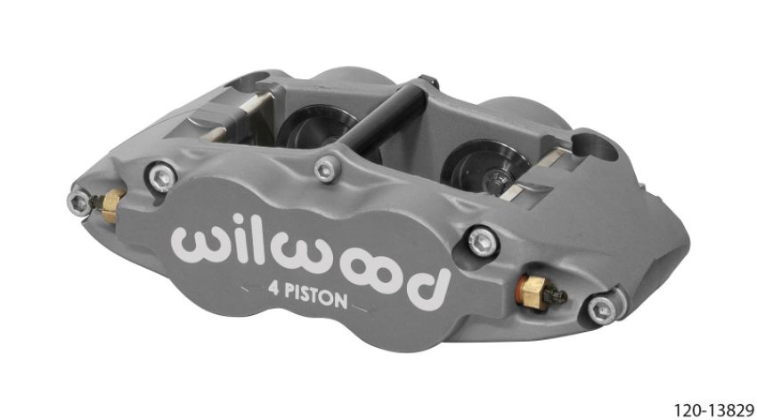 Wilwood 120-13829 Caliper-Forged Superlite FSL4R/ST Aluminum 1.88/1.75in Pistons .81in Disc Ano - Left