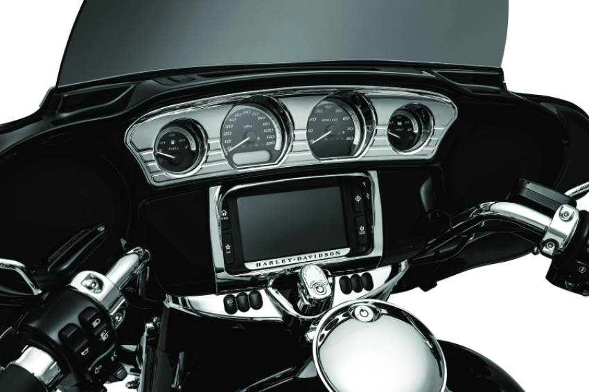 Kuryakyn 7283 Switch Panel Accent 14-Up Touring Models Chrome