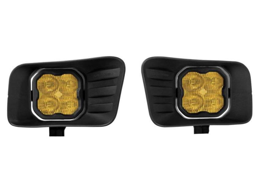 Diode Dynamics DD7080 SS3 Pro Type Ram Horiz Kit ABL - Yellow SAE Fog