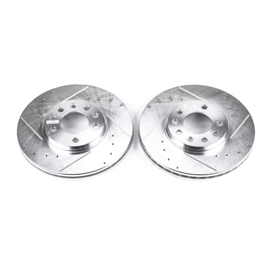 PowerStop EBR613XPR PowerStop Evolution Performance Drilled, Slotted & Plated Brake Rotor Pair