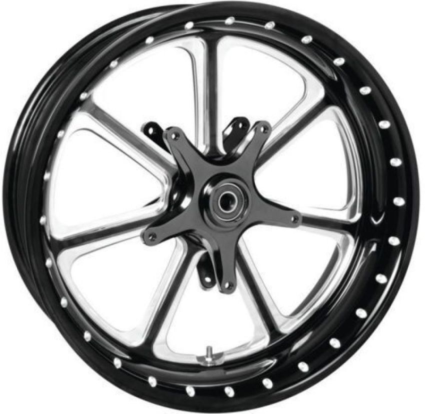 Roland Sands Design 1943-7706R-DIE-BM BMW 17 X 3.5 Forged Wheel Diesel - Contrast Cut