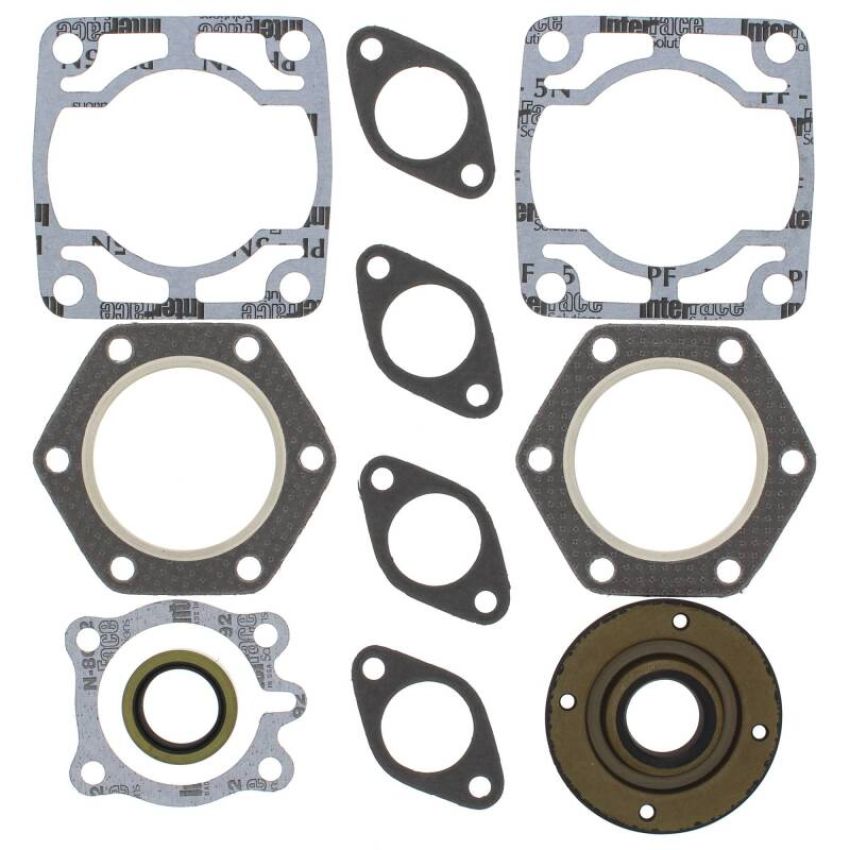 Vertex Pistons 711081 Vertex Gaskets 1973 Polaris TX Complete Gasket Kit w/ Oil Seals