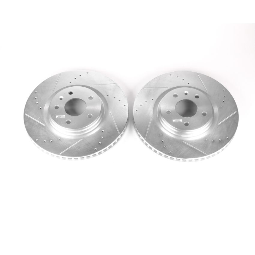 PowerStop AR82171XPR PowerStop Evolution Performance Drilled, Slotted & Plated Brake Rotor Pair