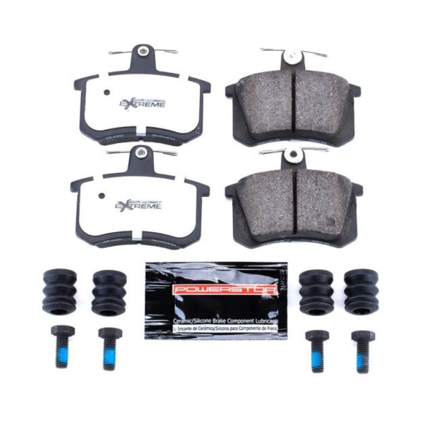 PowerStop Z26-228 PowerStop - Z26 Performance Carbon-Fiber Ceramic Brake Pads with Hardware Kit