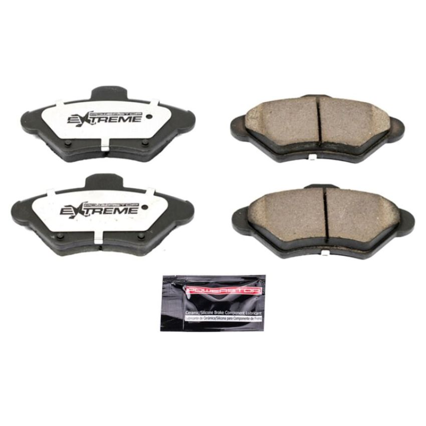 PowerStop Z26-600 PowerStop - Z26 Performance Carbon-Fiber Ceramic Brake Pads with Hardware Kit